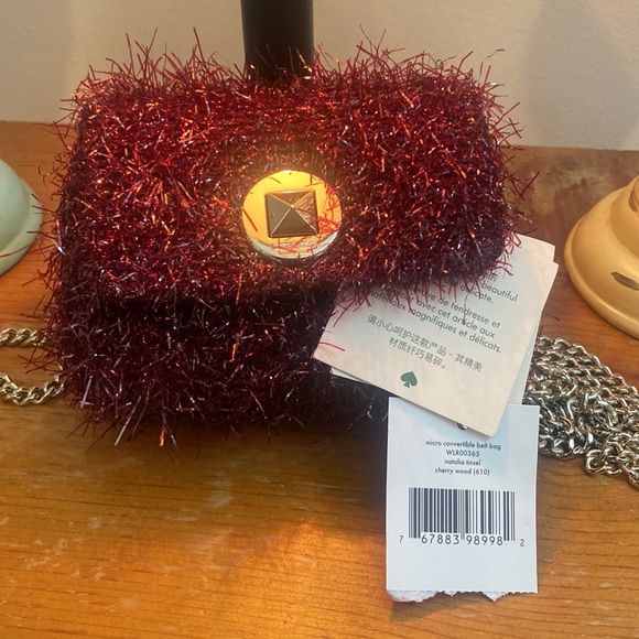 Kate Spade ♠️ Natalia Crossbody Bag. Color: Cherry Blossom - Picture 8 of 9